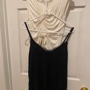 Stars Above Cream Ruched Tank Top 2 pieces